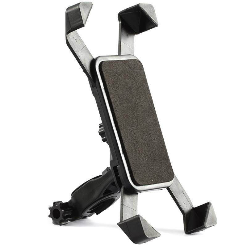 Mountain Bike Motorcycle Phone Holder 360&deg;Rotatable Handlebar Bicycle Phone Holder For Universal Mobile Cell Phone Clip Stand Mount Bracket