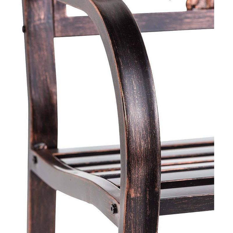 Sunflower Metal Garden Bench