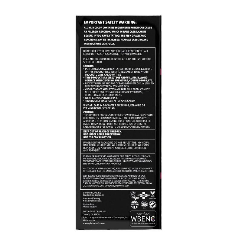 Splat Midnight Hair Color - Magenta - 6.0oz