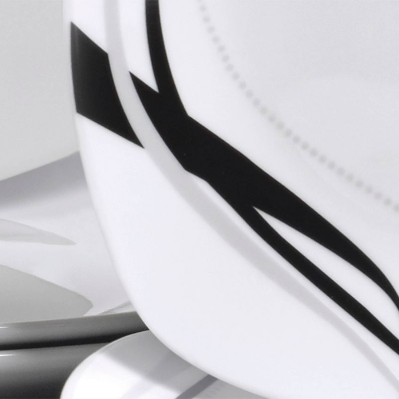 16pc Porcelain Carnival Dinnerware Set - Tabletops Gallery