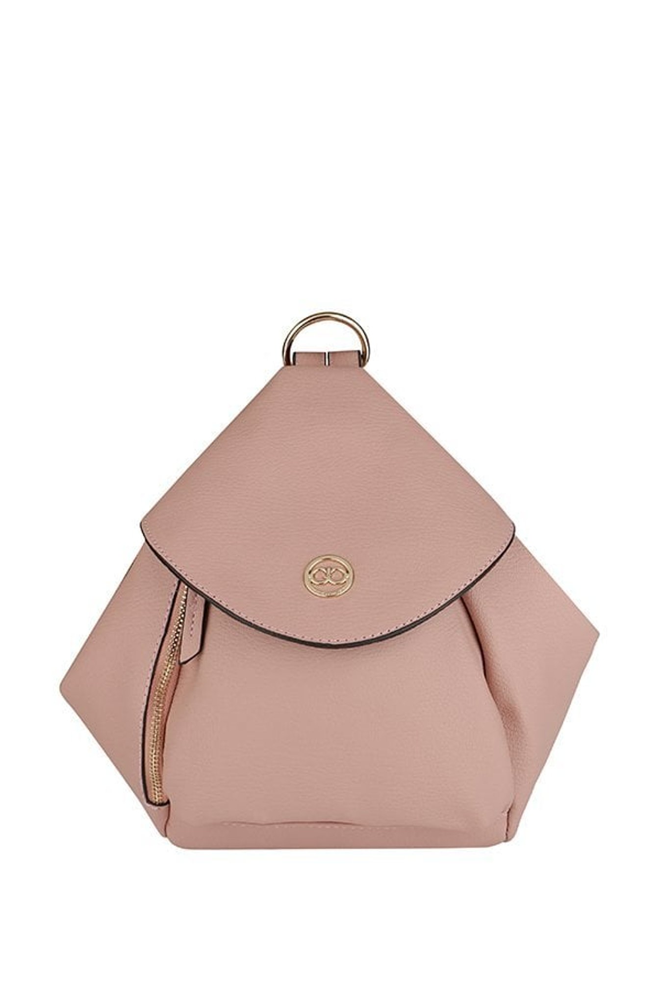 Gio Collection Pink Solid Backpack