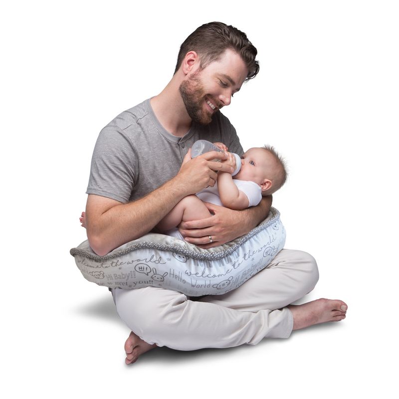 Boppy Luxe Feeding and Infant Support Pillow - Hello World