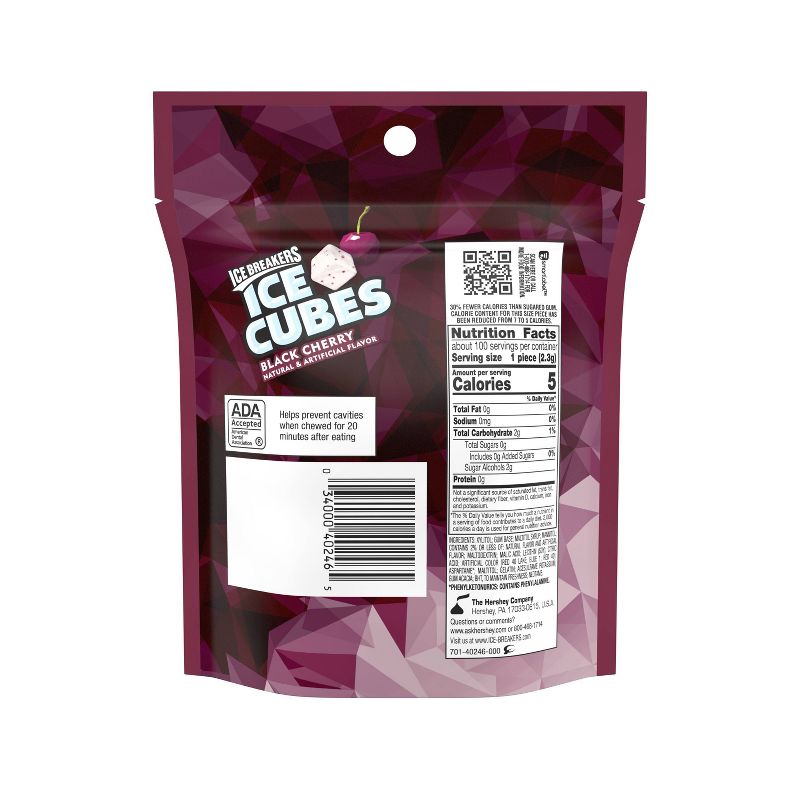 Ice Breakers Ice Cubes Black Cherry Pouch - 8.11oz