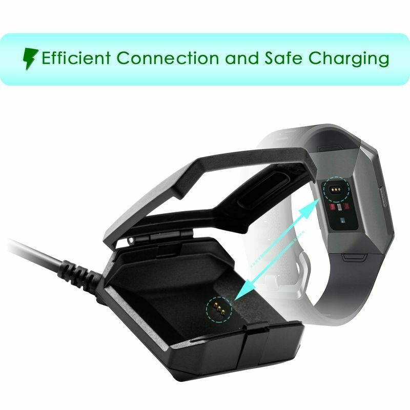 USB Charging Cable Cord Power Charger Dock Cradle for  Ionic Black