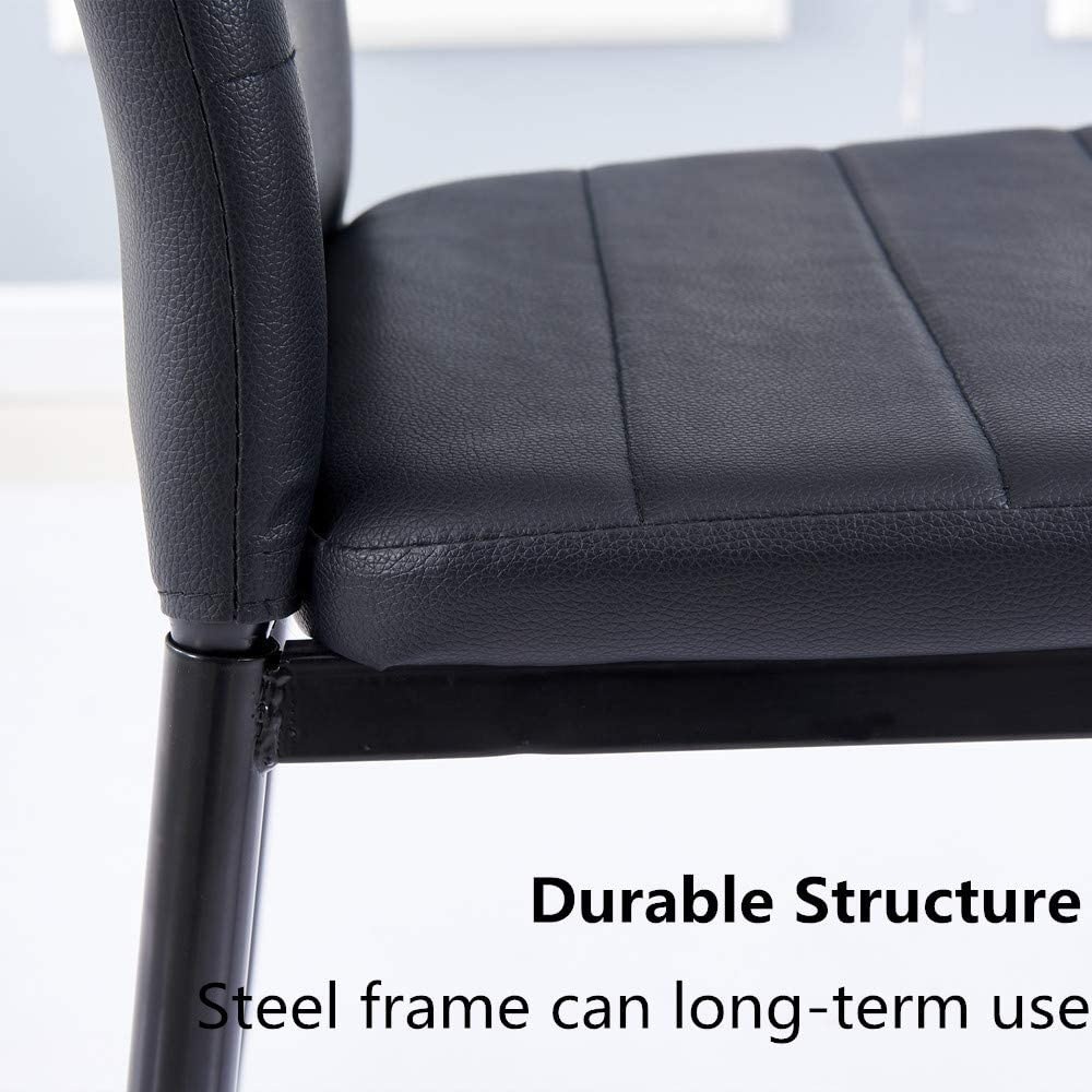 Ribbed Swivel Desk Chair Adjustable Task Chair PU Leather Mid Back Rolling Office Chair with Wheels Padded Task Conference Chair with Backrest for Office Home Computer Without Arms, White