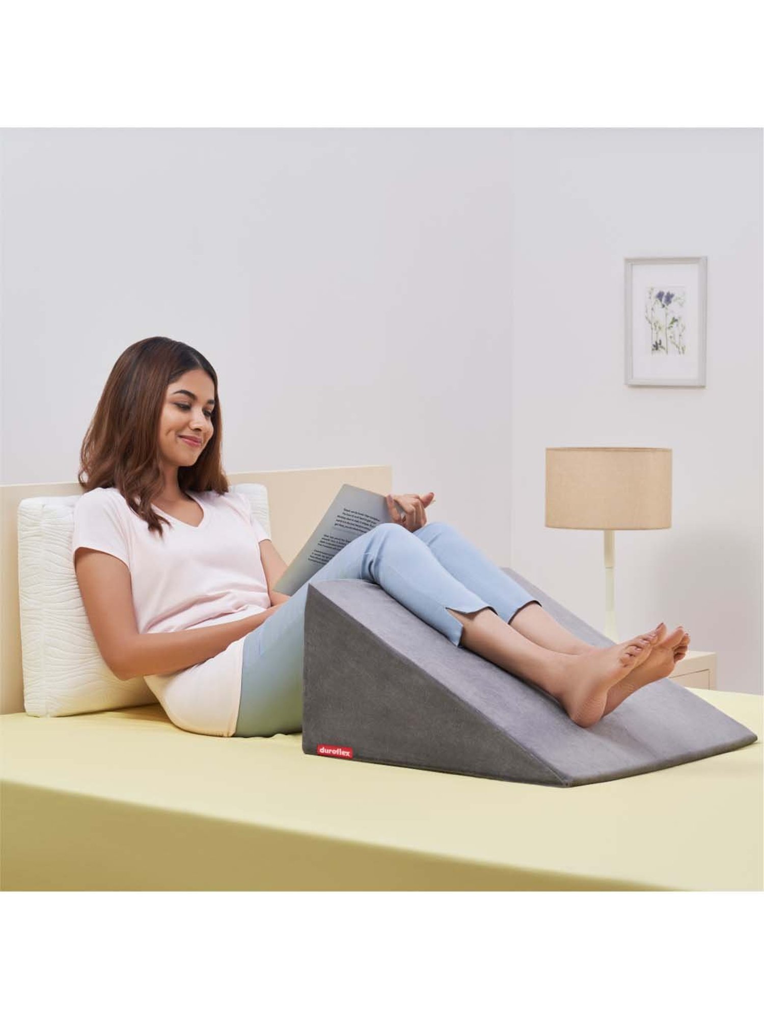 Duroflex Neck Balance White Polyester Orthopaedic Support Pillow - Set of 1