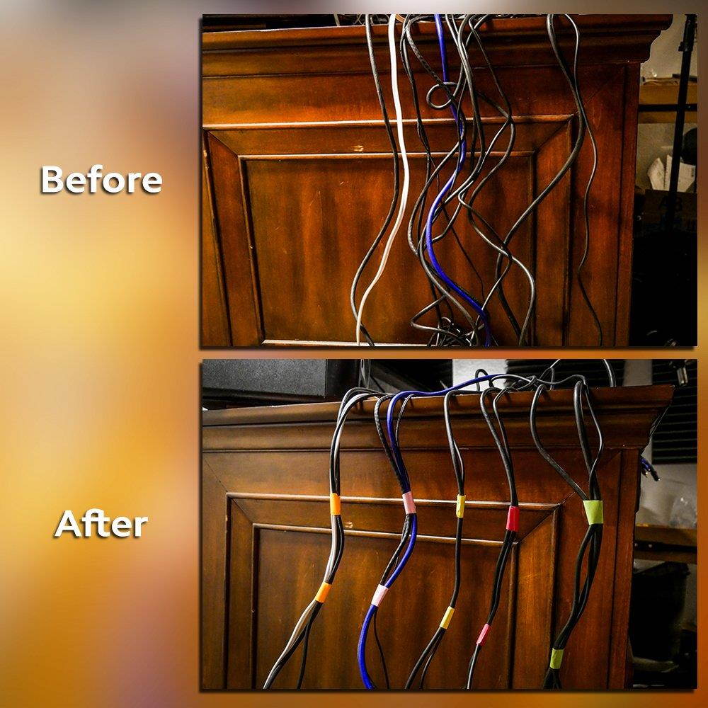 ChromaLabel 1 x 3 inch Color-Code Labels | 250/Dispenser Box (Light Blue)