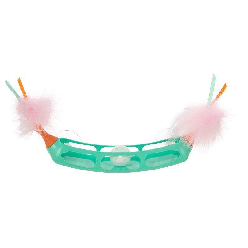 SmartyKat Track Tipper Suction Cup Ball Cat Toy