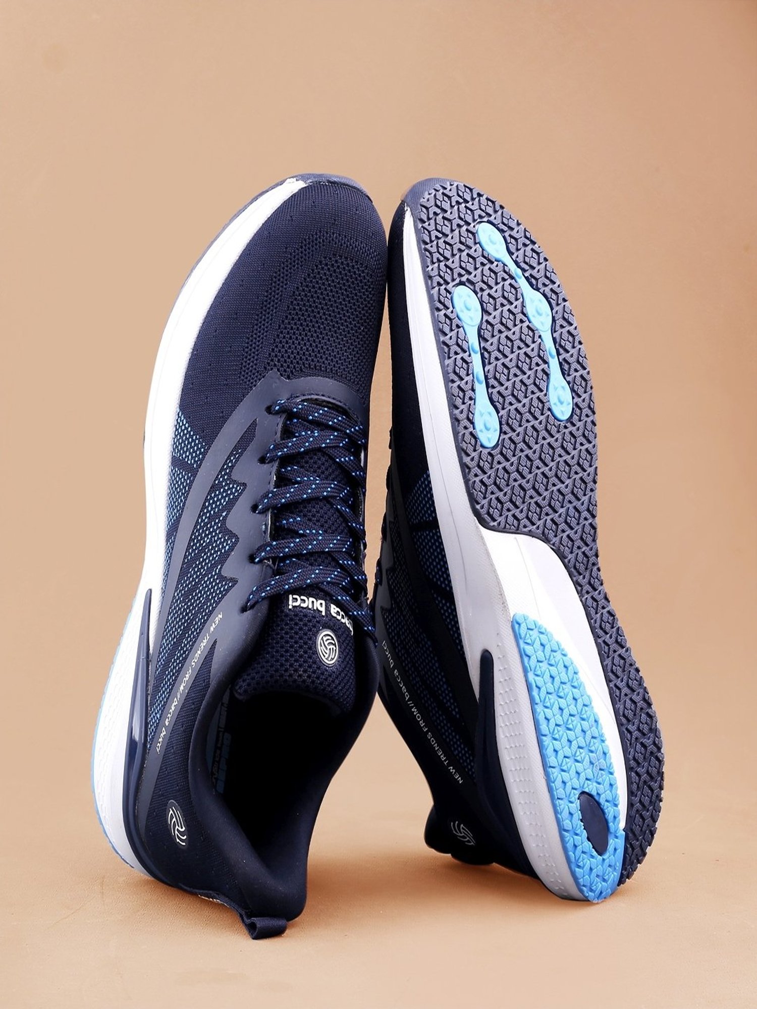 Bacca Bucci Men's ESSENTIAL Blue Running Shoes