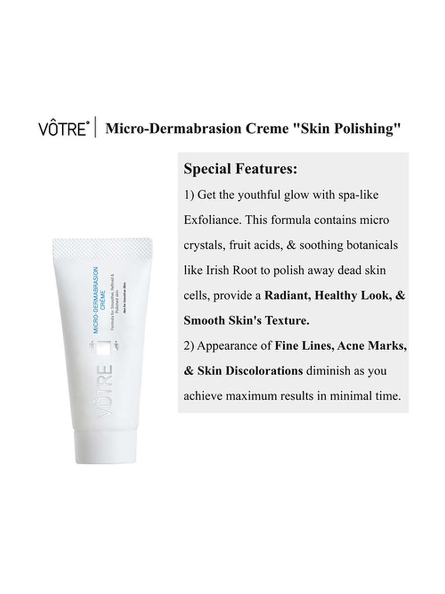 Votre Micro-dermabrasion Crme - 30 gm