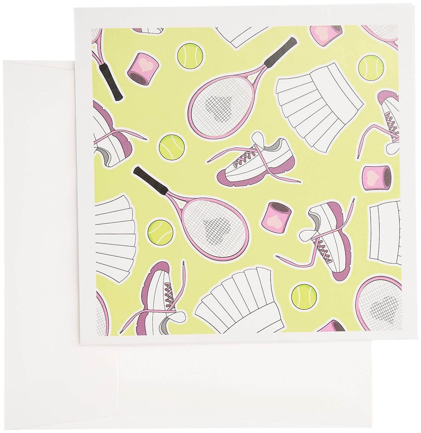 3dRose Set of 12 Greeting Cards, Image of Violin and Ballerinas (gc_172136_2)