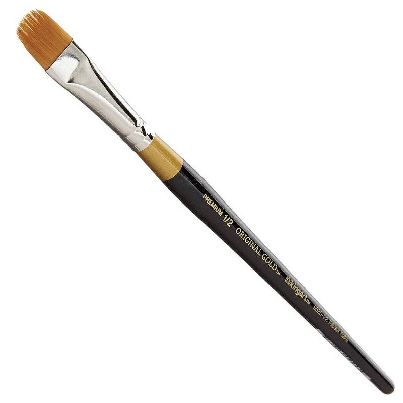Kingart Original Gold Brush - Filbert Graze - Size 1/2