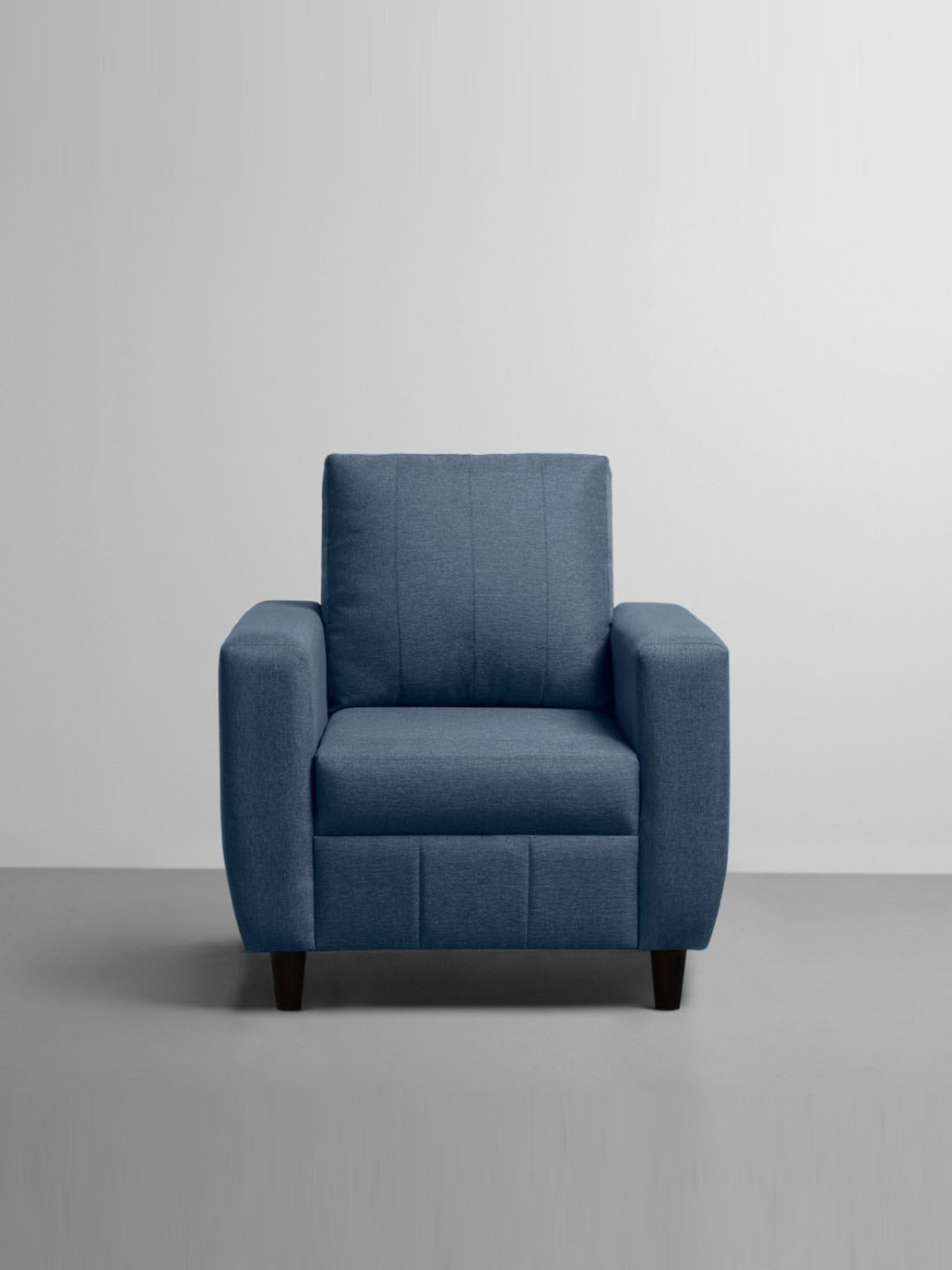Sleepyhead Bae Ocean Blue Fabric 1 Seater Sofa