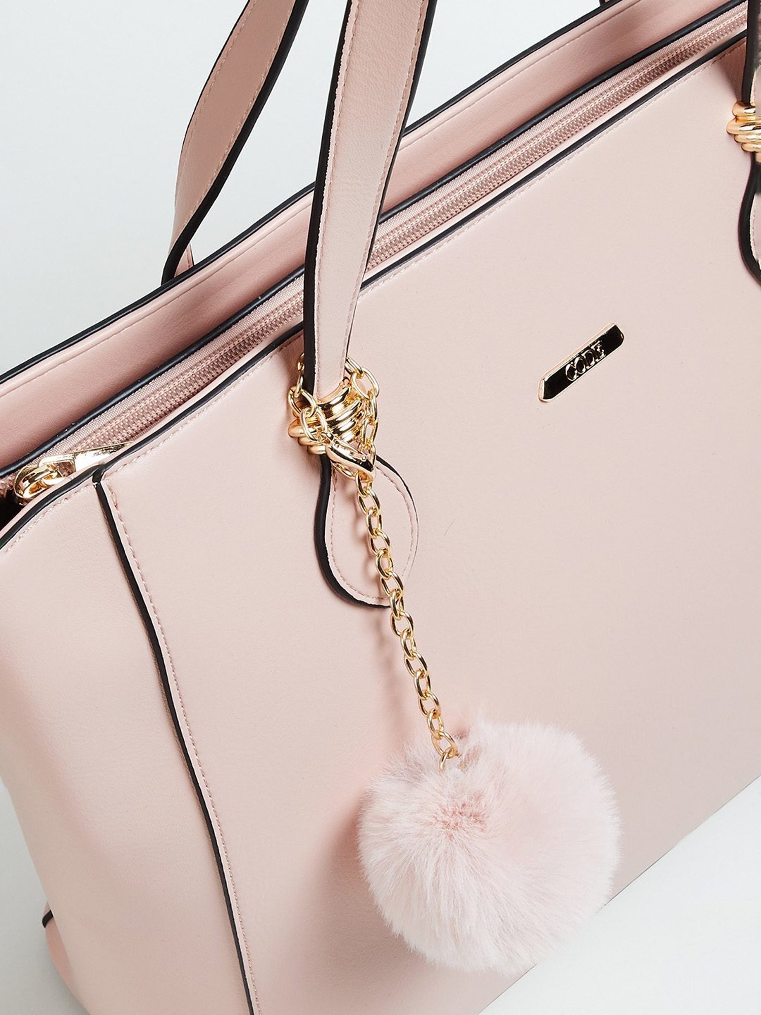 Code by Lifestyle Pink Tote Bag