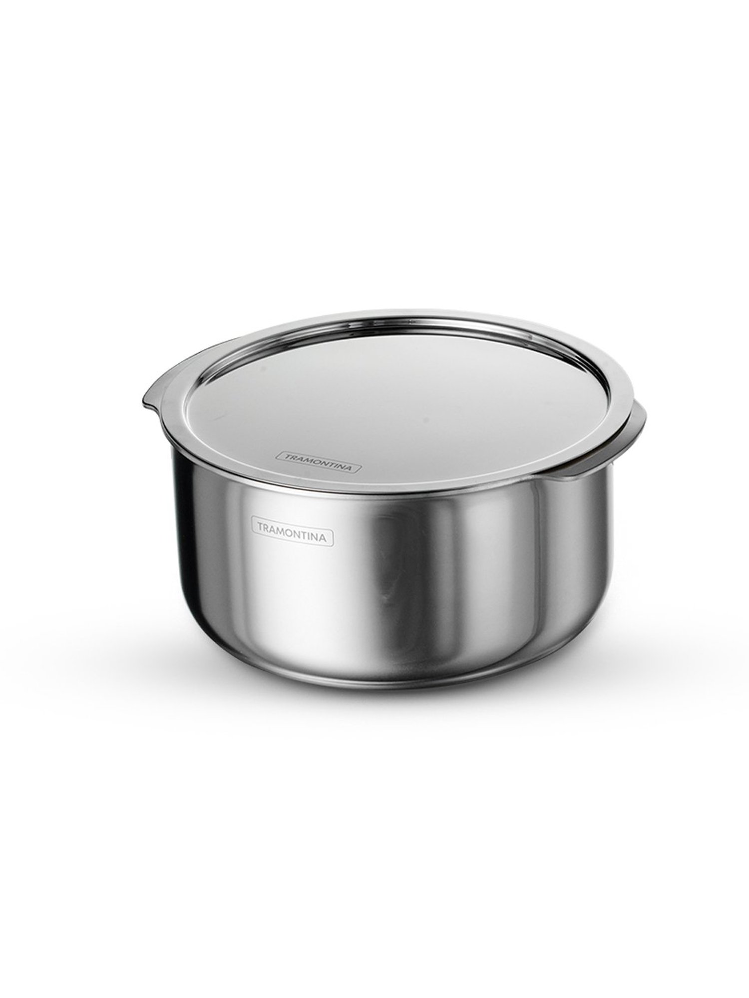 Tramontina Aeion Triply Non-Toxic Stainless Steel Tope with Lid 20cm/3.1L NSF Certified