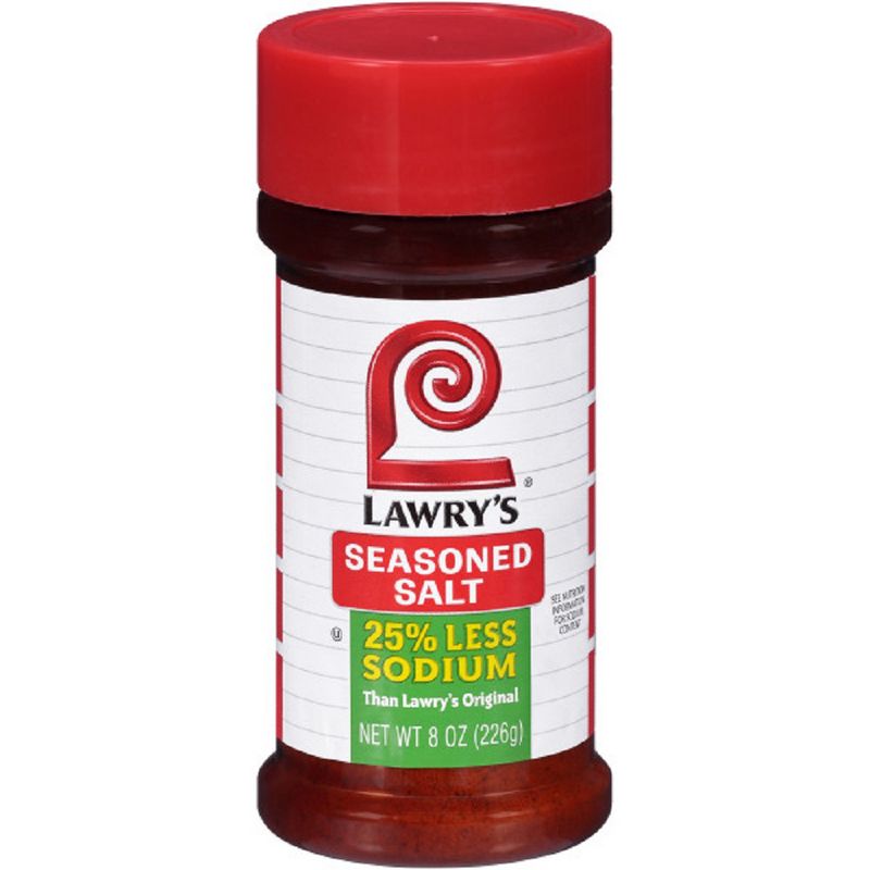 Lawry's Less Sodium Seasoned Salt - 8oz