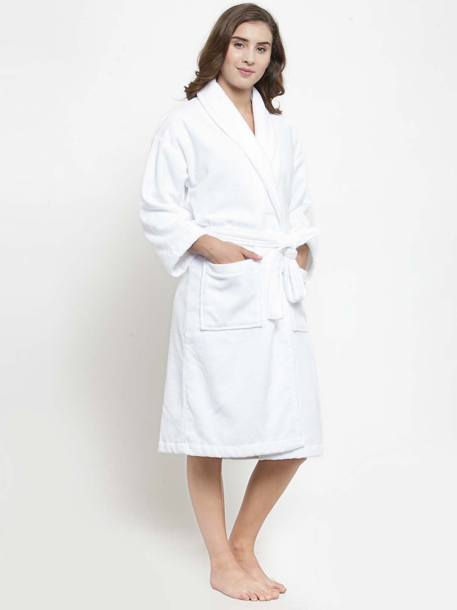 Trident Snowflake Cotton 350 GSM Bathrobe