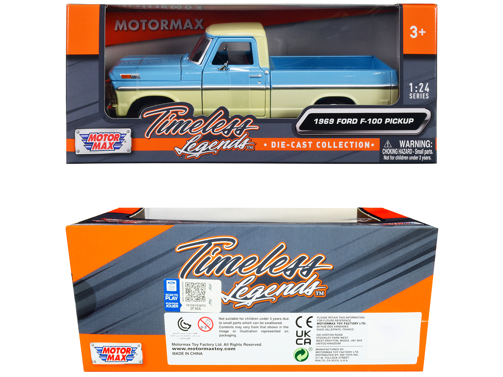 1965 Ford F-100 Stepside Pickup Truck Rusted "For Sale" Limited Edition to 220 pieces Worldwide 1/43 Model Car by Goldvarg Collection
