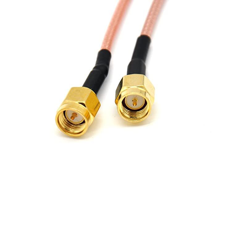 1 Pack RG316 Wire Jumper 15cm SMA Male to SMA Male with Connecting Line RF Coaxial Coax Cable Antenna Extender Cable Adapter Jumper