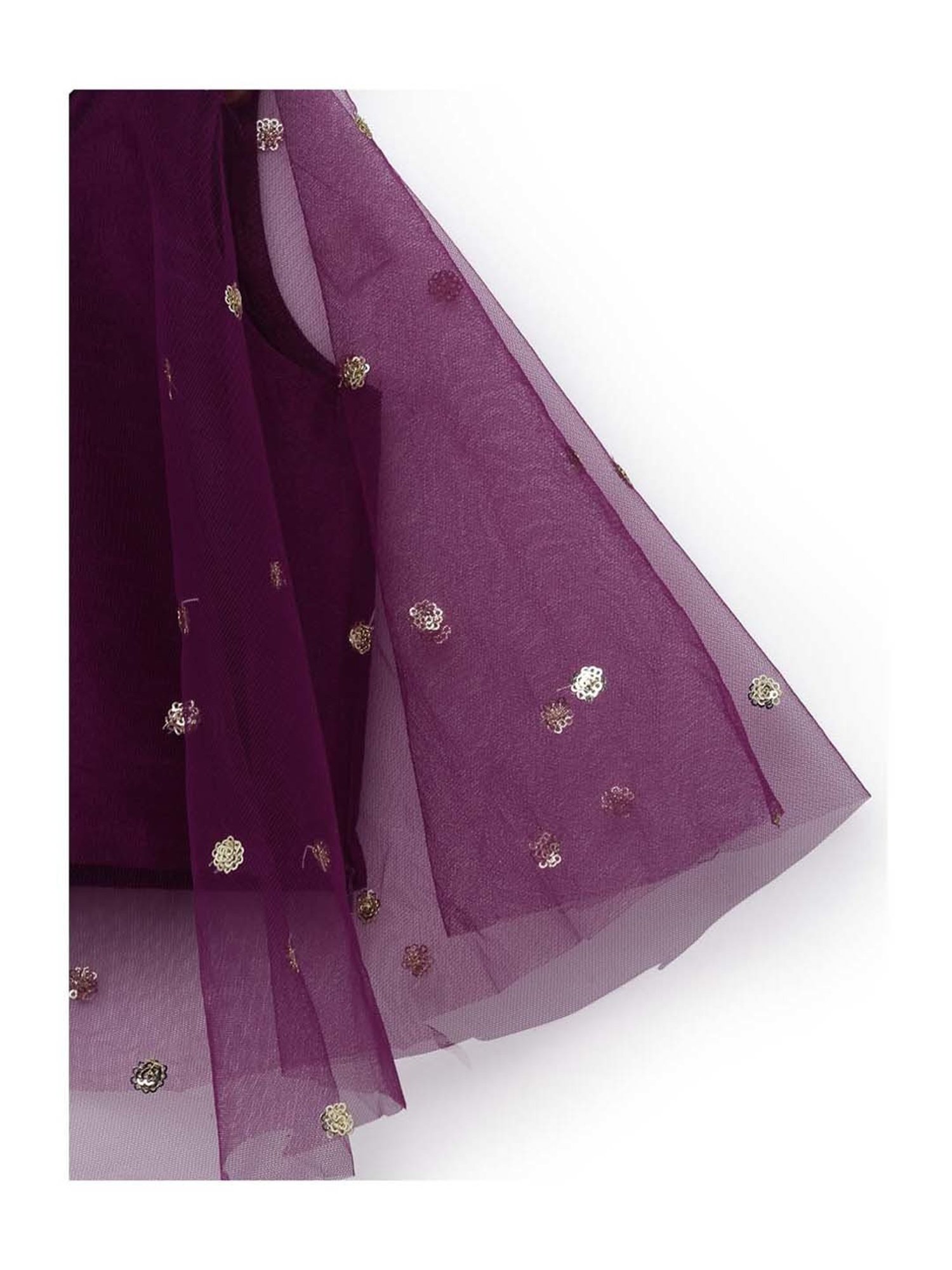 studiorasa Kids Purple Embellished Top