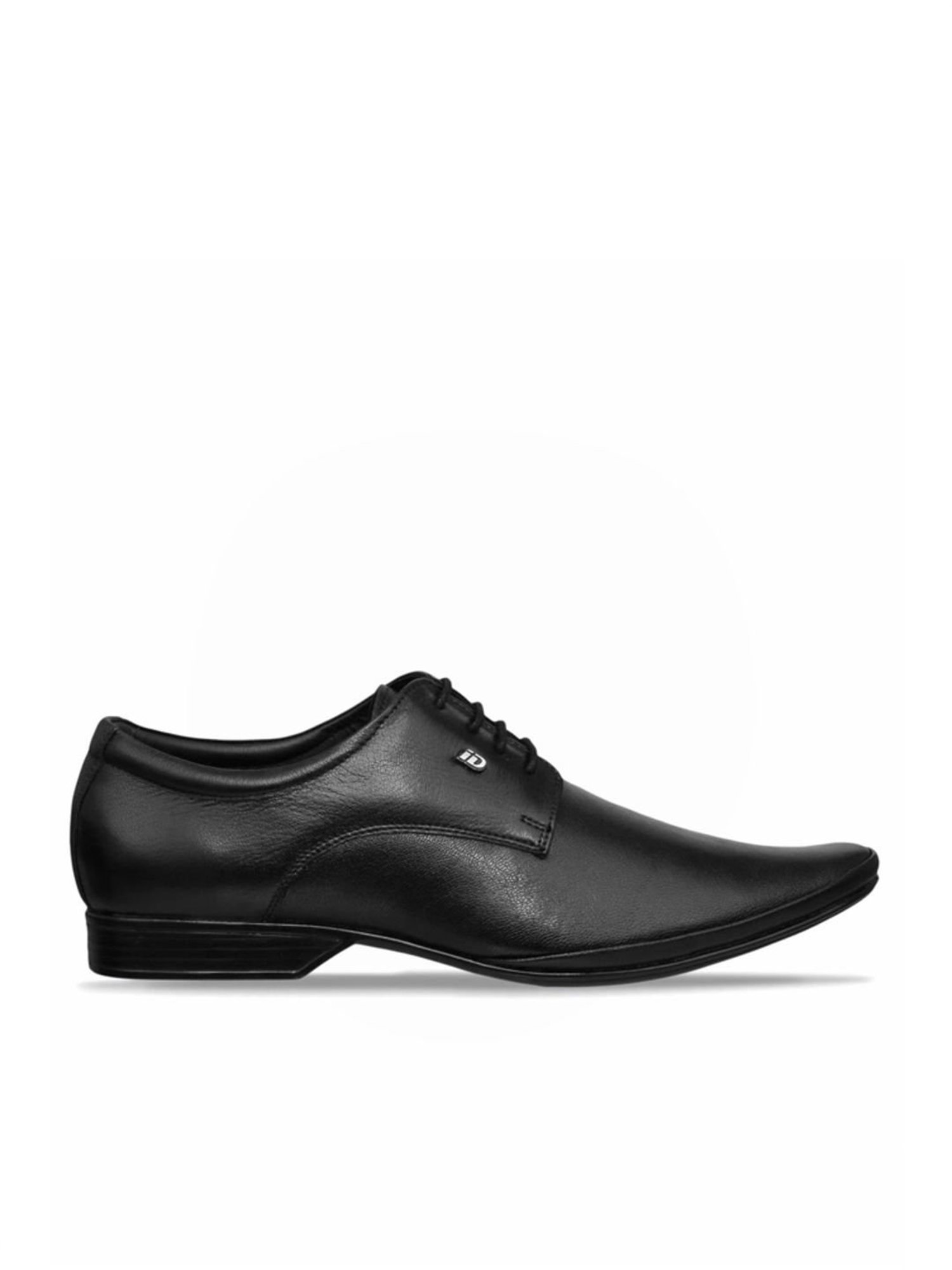 ID Men's Black Derby Shoes