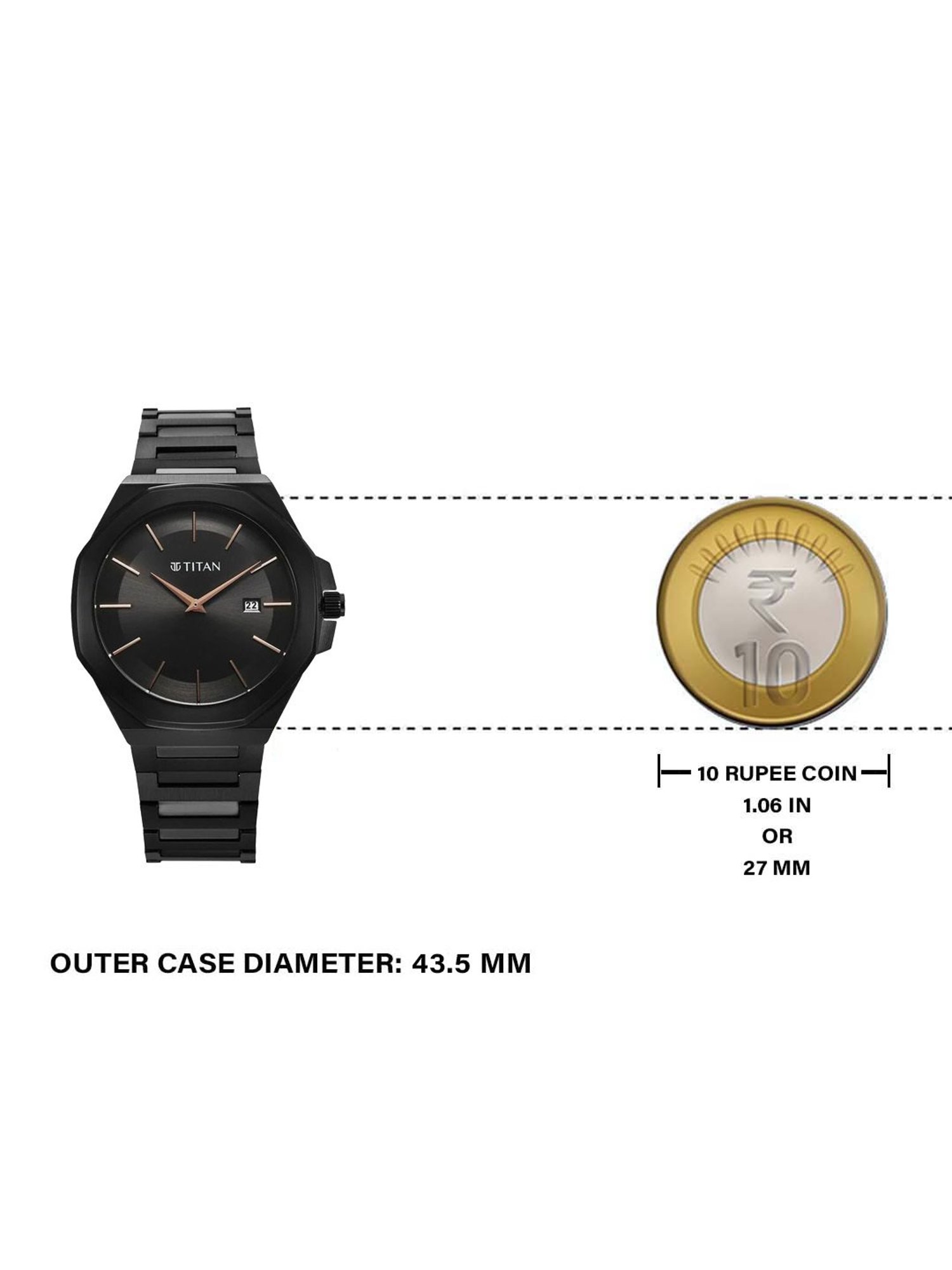 Titan Classic Slim 90167NM01 Analog Watch for Men