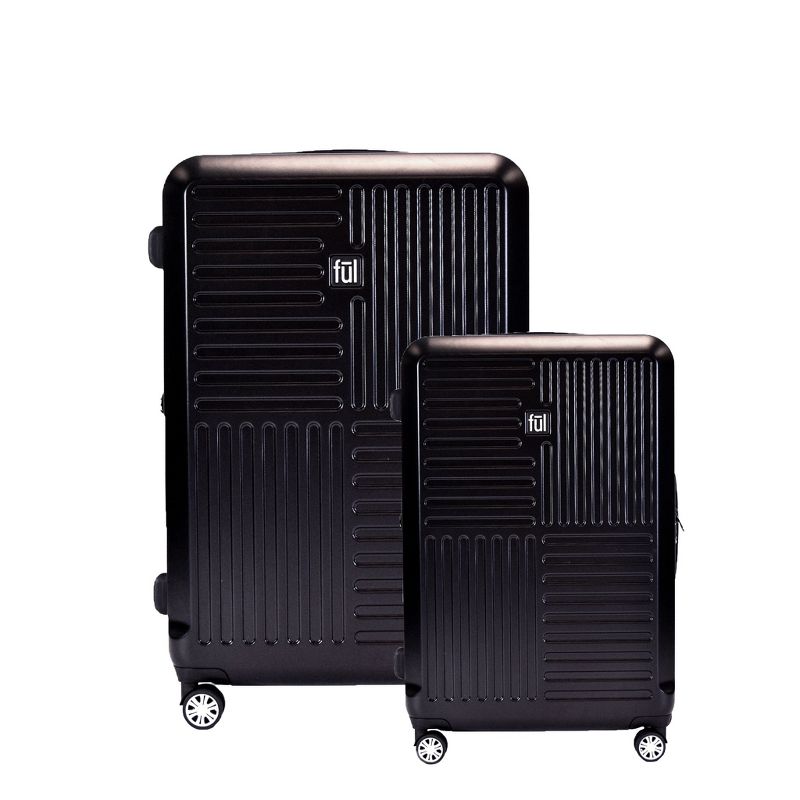 American Tourister 29'' Axion Checked Softside Suitcase - Black