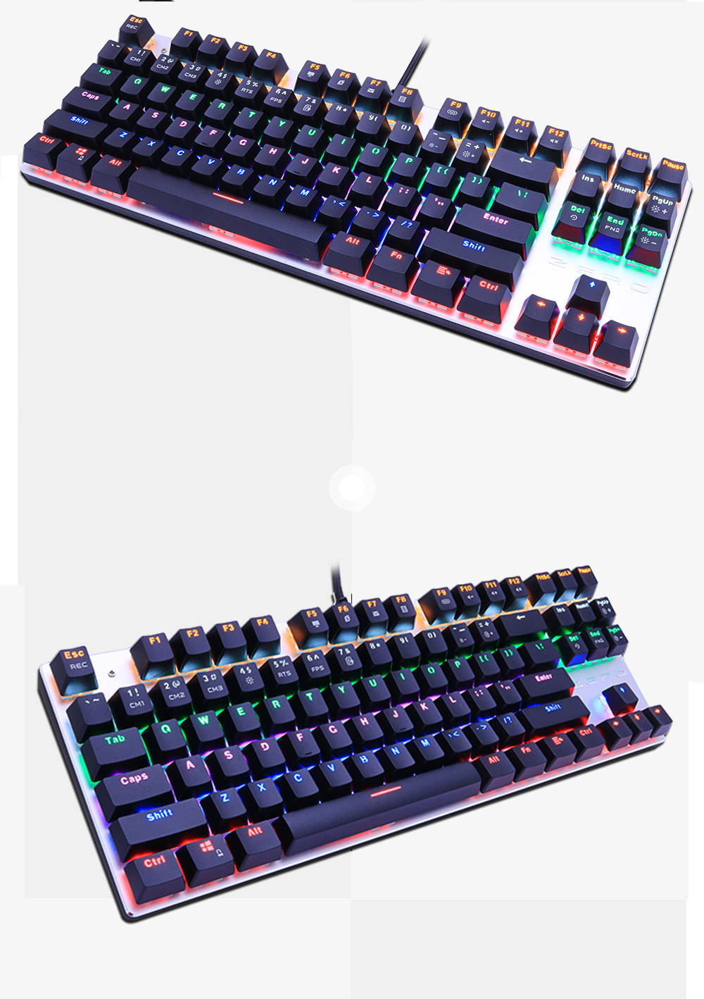 mokgezltd Mechanical Keyboard 87 keys Blue Switch Gaming Keyboards for Tablet Desktop sticker