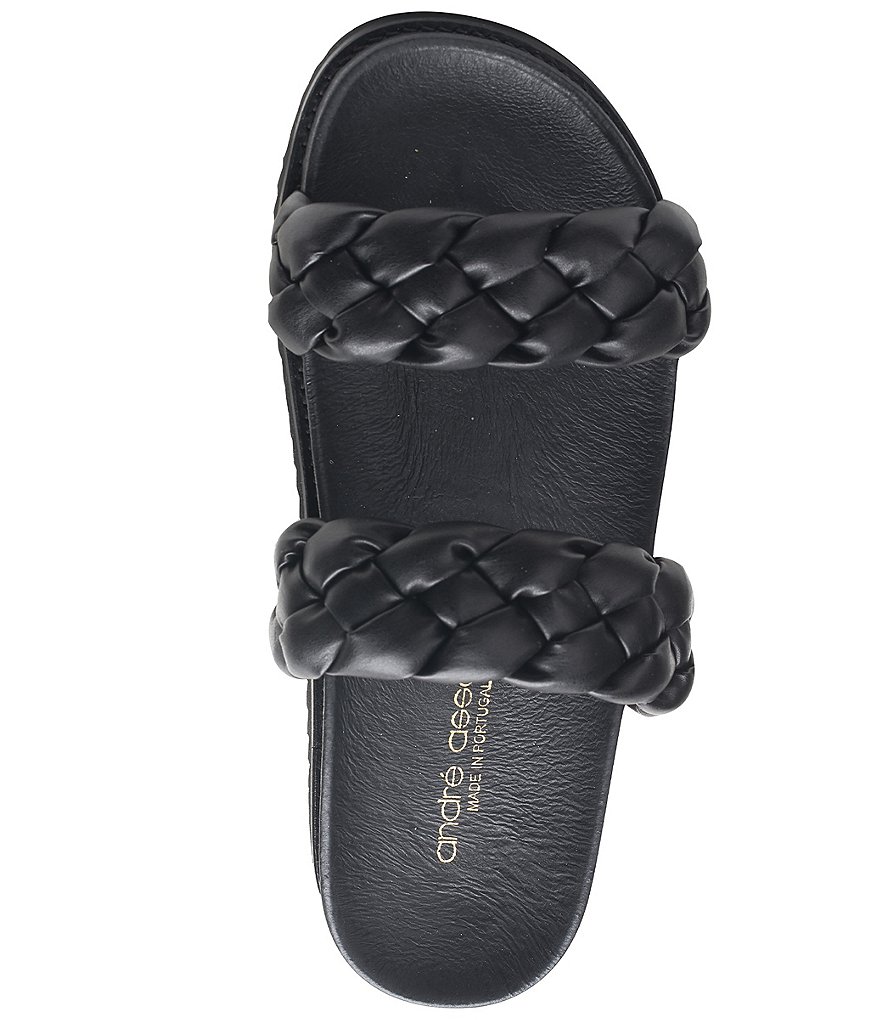 Andre Assous Milly Braided Slide Sandals