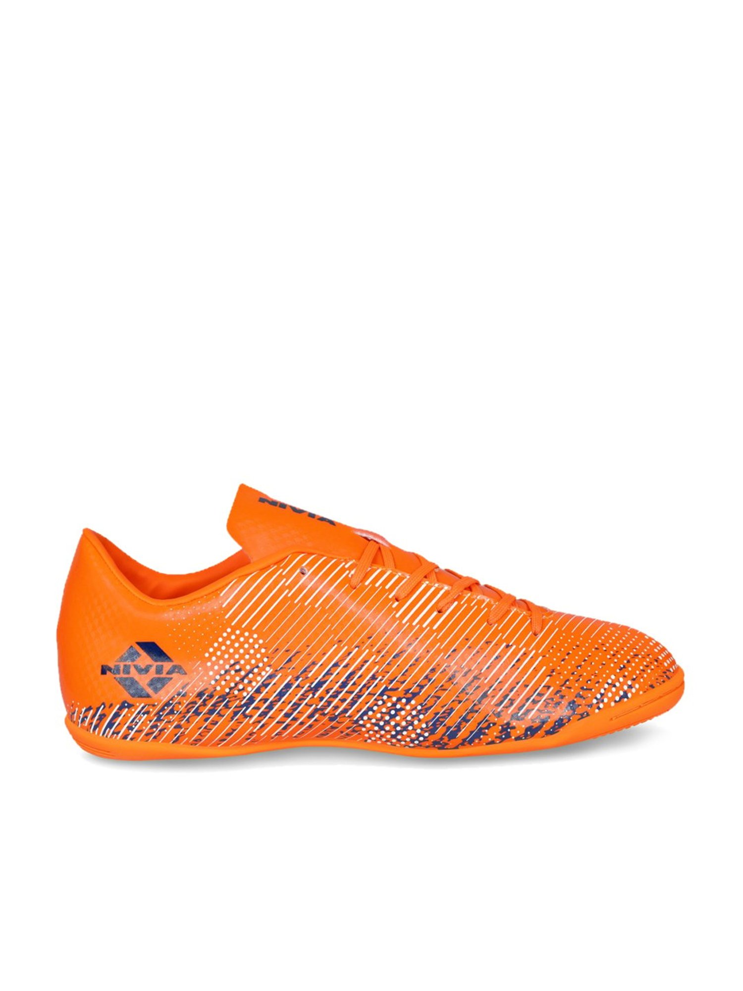 Nivia Men's Encounter 9.0 Futsal Orange Football Shoes