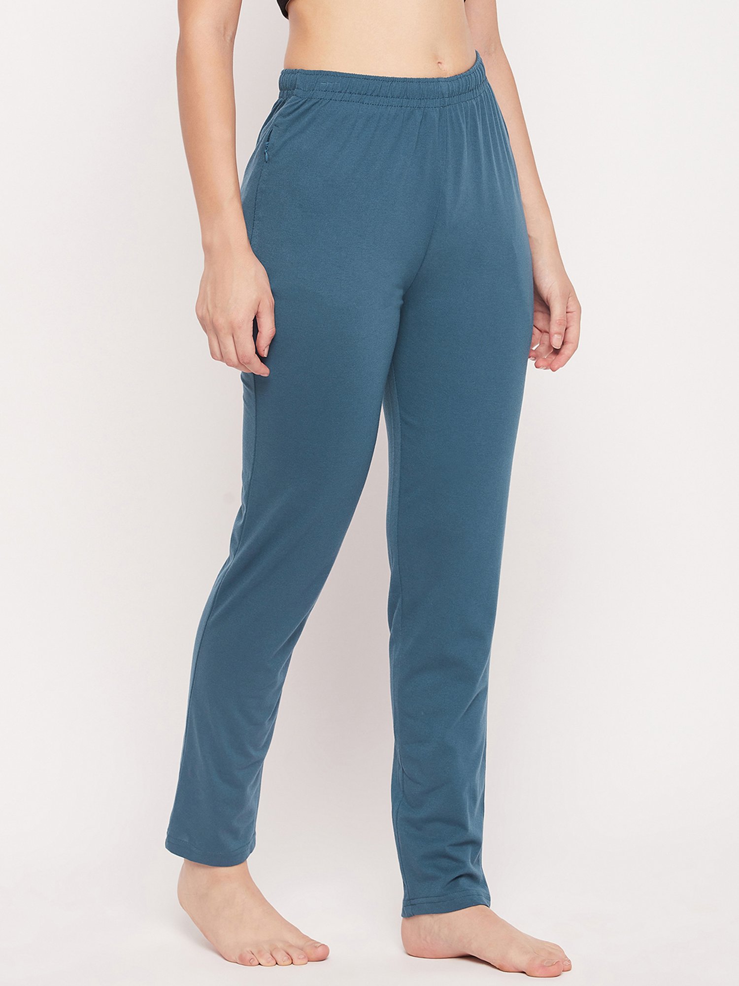 Okane Blue Mid Rise Lounge Pants