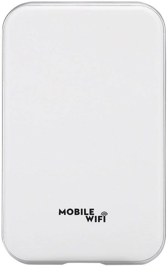 Annadue Mobile WiFi White 2100mAh Charging Battery Portable Router LED Display Screen for Multiple Terminal Devicesq Smart Phones/Tablets/Computers