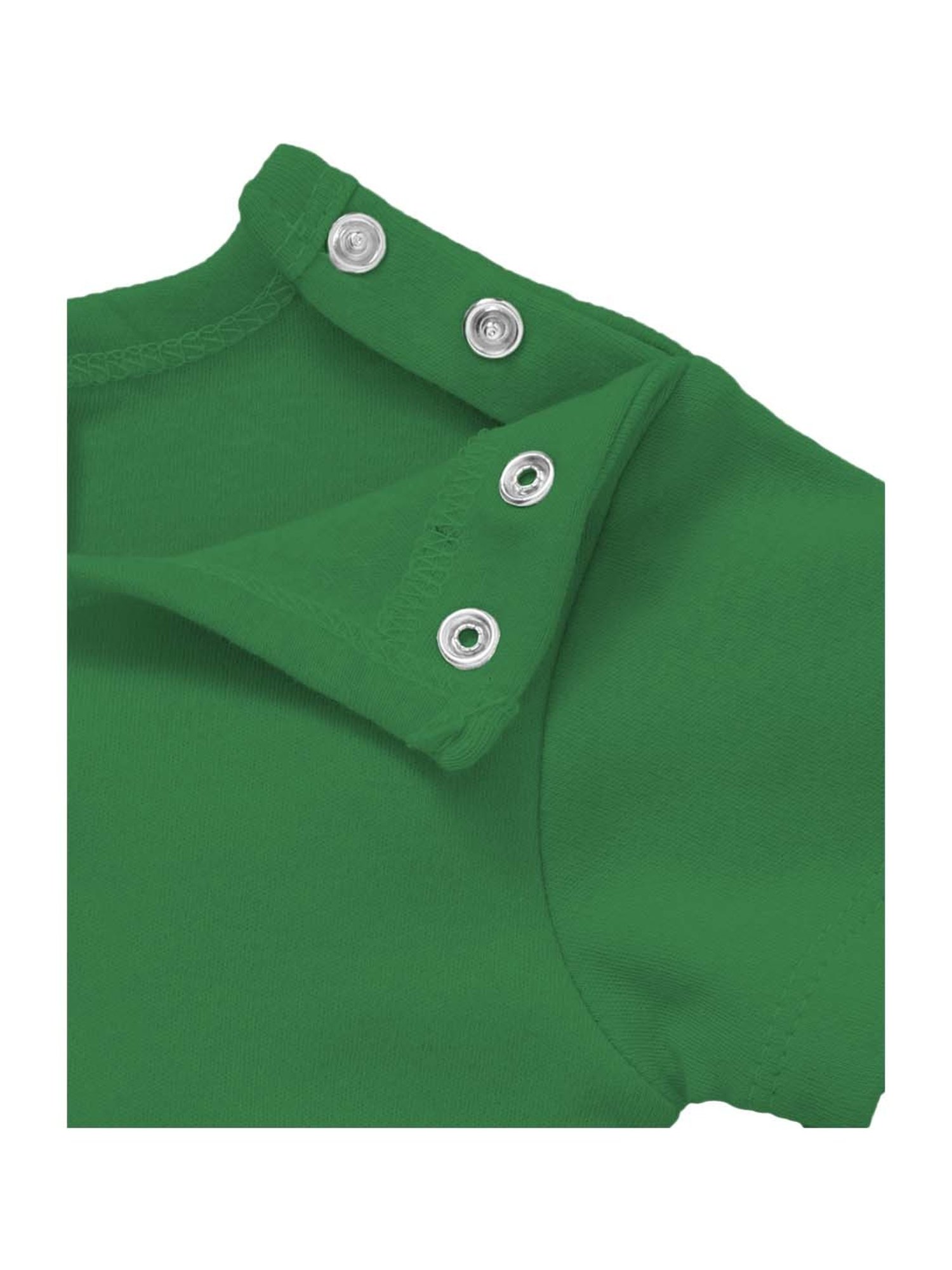 Zeezeezoo Kids Green Cotton Printed T-Shirt