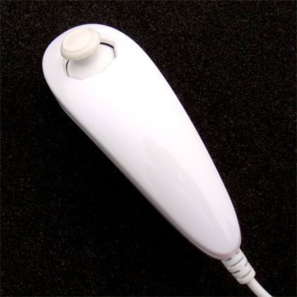 Motion Based Wired Nunchuck Controller for Nintendo Wii Console Video Game