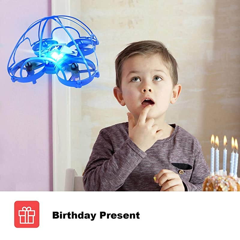 Mini Drone RC Nano Quadcopter Best Drone for Kids and Beginners RC Helicopter Plane with Auto Hovering 3D Flip Headless Mode and Extra Batteries Toys for Boys and Girls