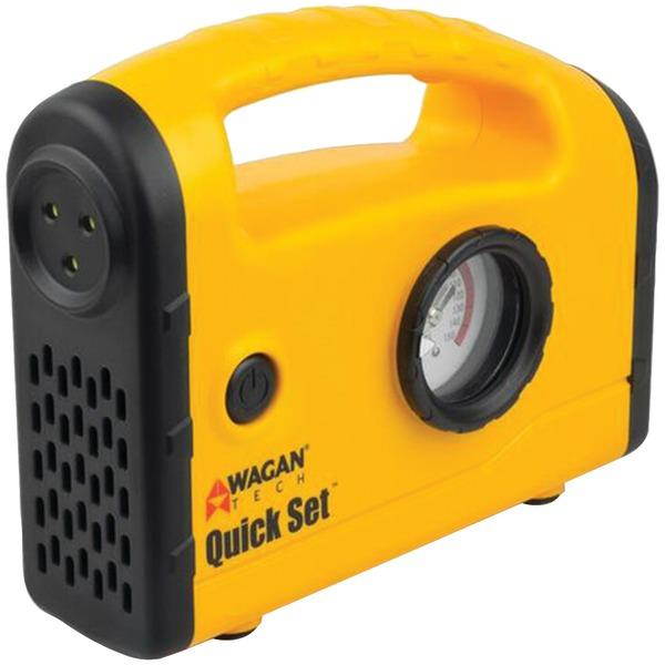 Wagan Tech 7301 Quick Set Inflator Compressor with Auto Shutoff