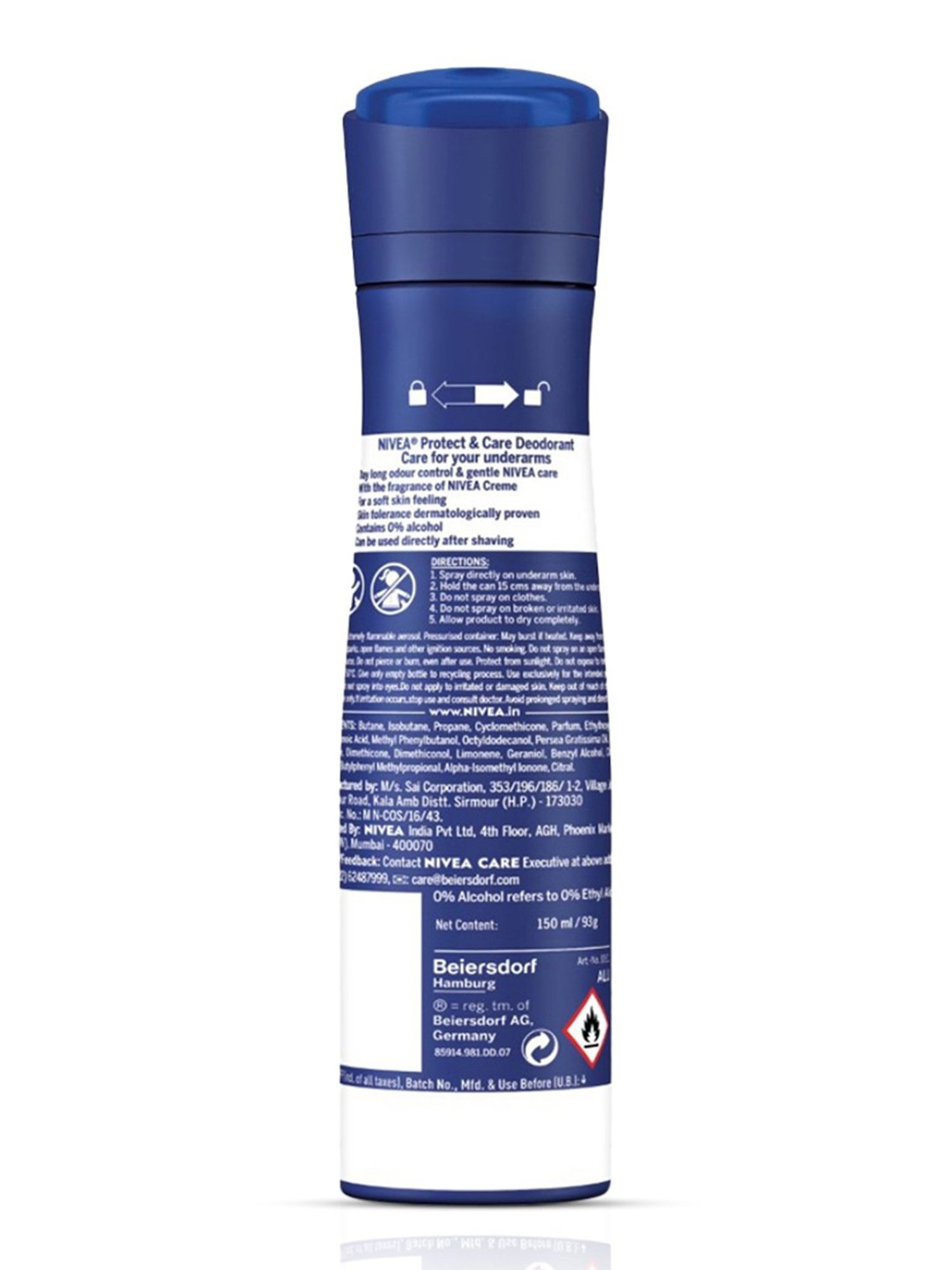 Nivea Protect & Care Deodorant for Women - 150 ml