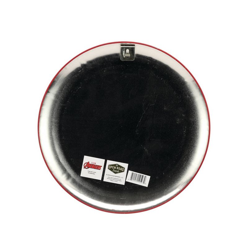 Marvel Captain America Shield Tin Button Sign with Knock Out