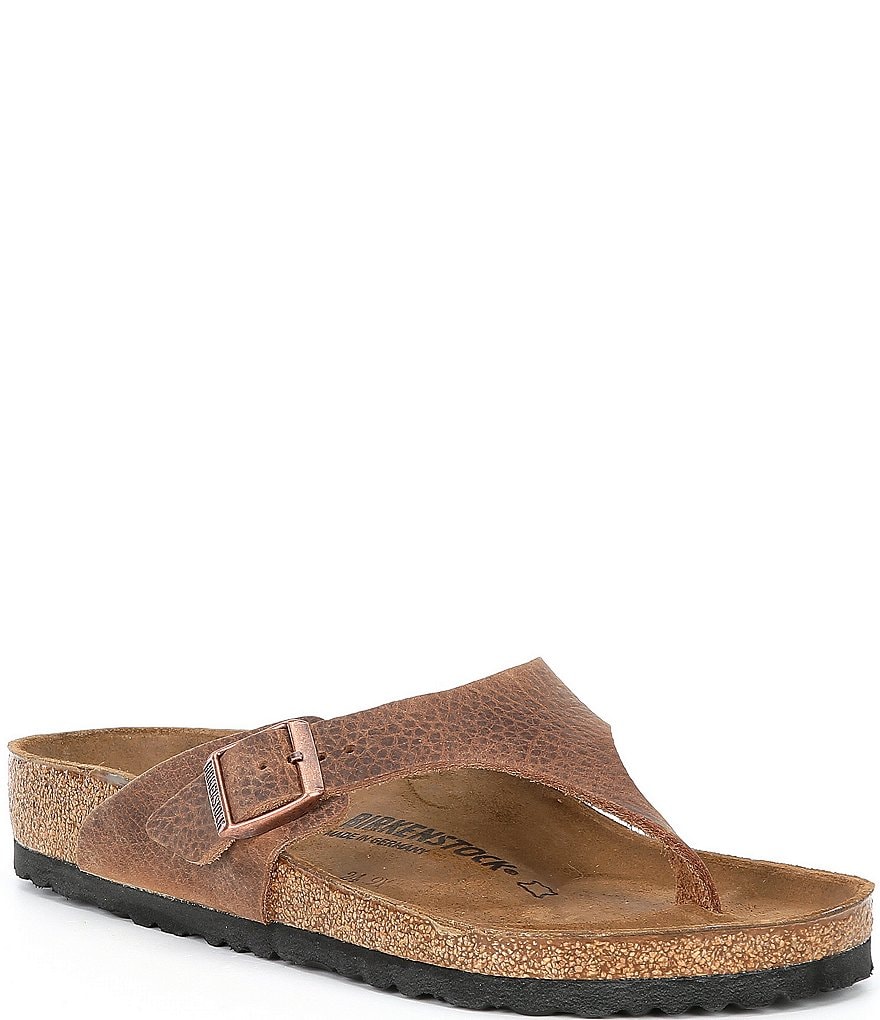 Birkenstock Men's Como Leather Thong Sandals