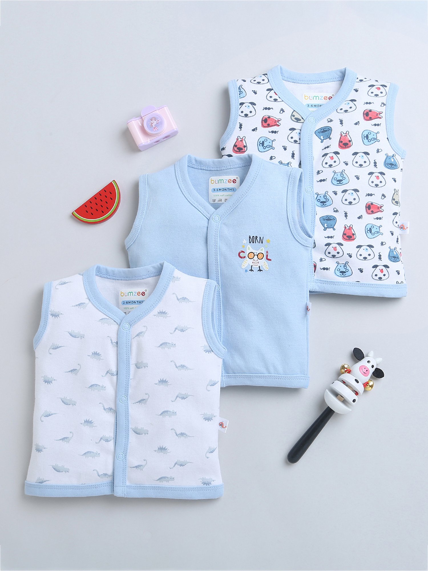 Ed-a-Mamma Baby Green Printed T-Shirt