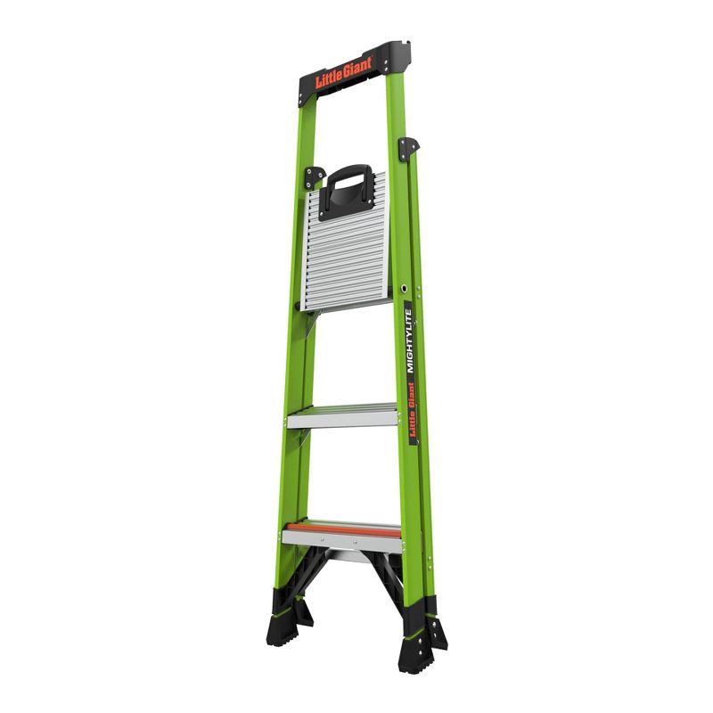 Little Giant Ladder Systems 5' ANSI type IAA 375 lb fiberglass Stepladder Apple Green