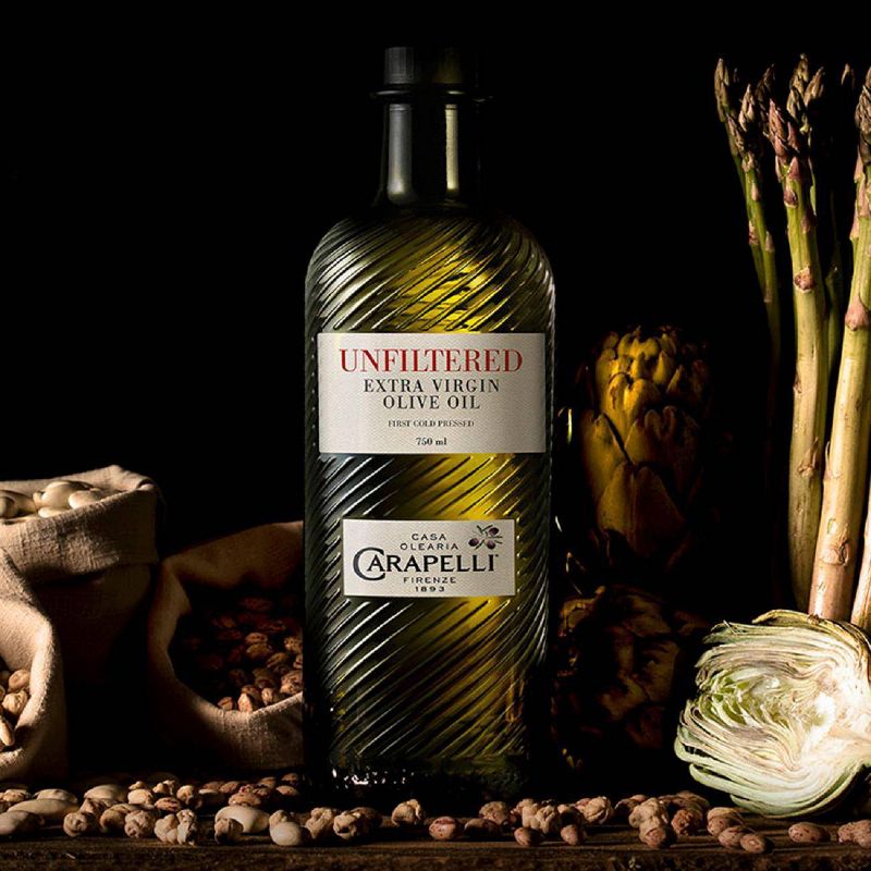 Carapelli Organic Unfiltered Extra Virgin Olive Oil - 17oz