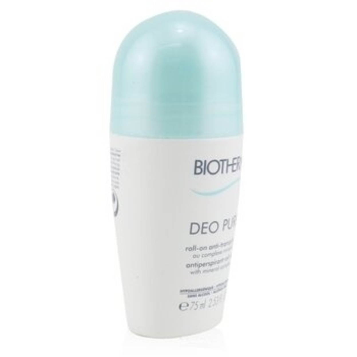 Deo Pure Antiperspirant Roll-On by Biotherm, 2.53 Ounce