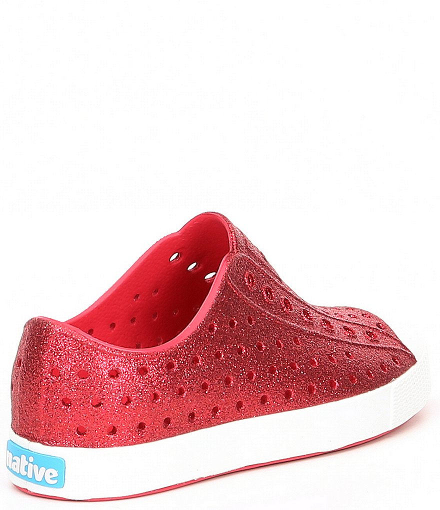 Native Girls' Jefferson Bling Glitter Slip-On Sneakers (Infant)