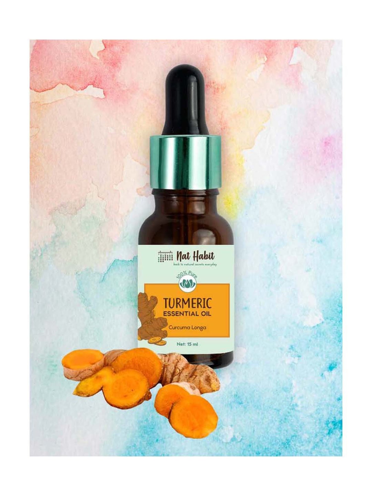 Nat Habit Pure Turmeric Essential Oil - 15 ml
