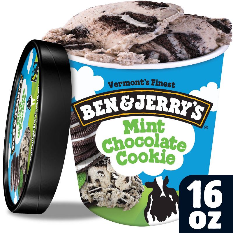 Ben & Jerry's Mint Chocolate Cookie Ice Cream - 16oz