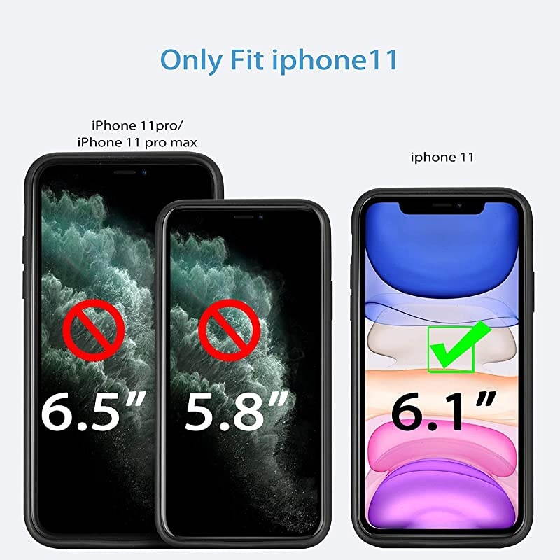 Battery case for iPhone 11, 4500mAh Slim Portable Charger Case Protective Rechargeable Battery Pack Charging Case for iPhone 11 (6.1 inch)