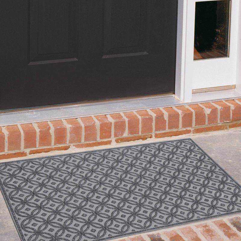 1'6"x2'6" Micro Loop Impressions Doormat Gray - Mohawk