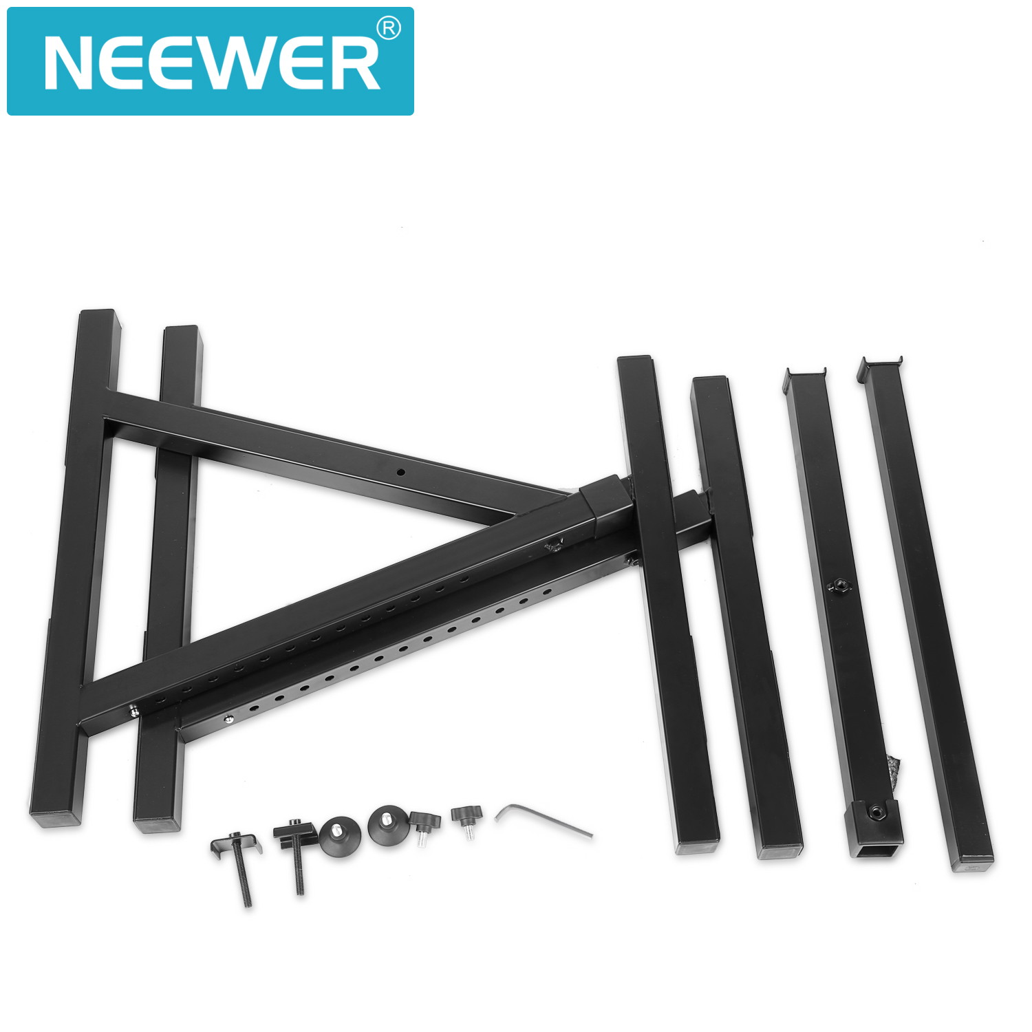 Neewer&reg; Heavy Duty Z-Style Keyboard Stand with 23.2-35.4"/59-90cm Adjustable Height and 24.6-40.9"/62.6-104cm Adjustable Width