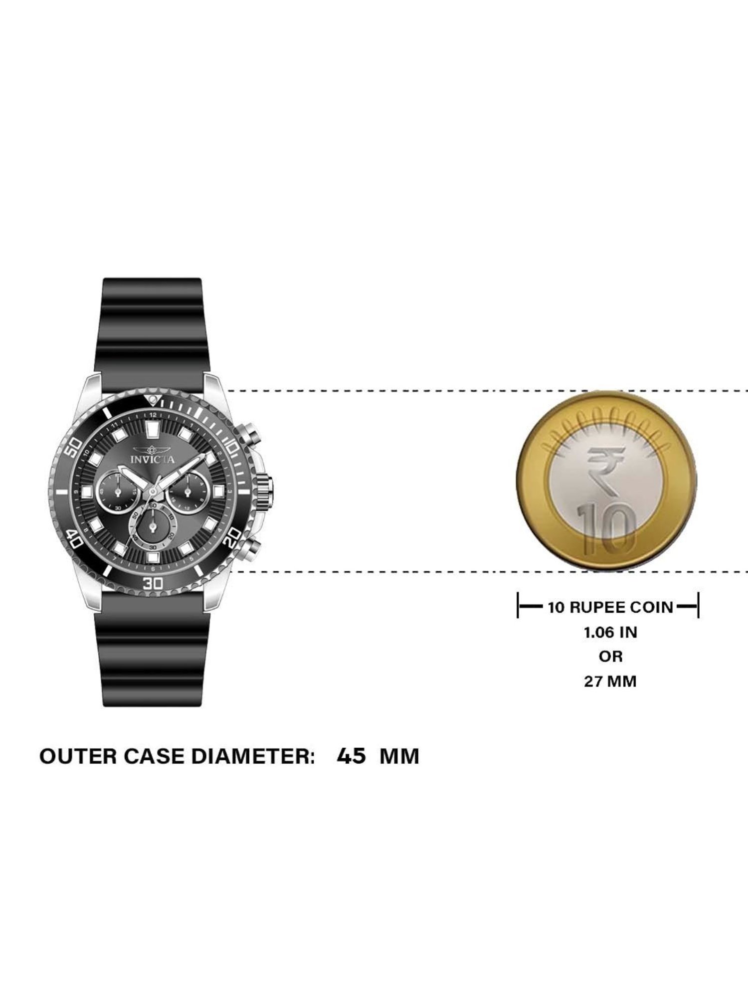 INVICTA 46085 Pro Diver Analog Watch for Men